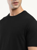 Mens Casual Black Tshirt