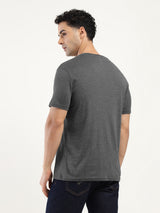 Mens Casual Dark Grey Tshirt