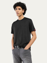 Mens Casual Jet Black Tshirt
