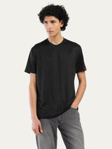 Mens Casual Jet Black Tshirt