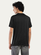 Mens Casual Jet Black Tshirt