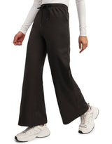 Women's Black Casual Solid Oversized Track Pant