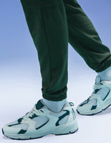 Men's Green Casual Baggy Fit Solid Cargo