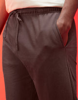 Men's Brown Casual Baggy Fit Solid Jogger