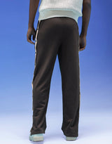 Men's Brown Casual Regular Fit Solid Cargo