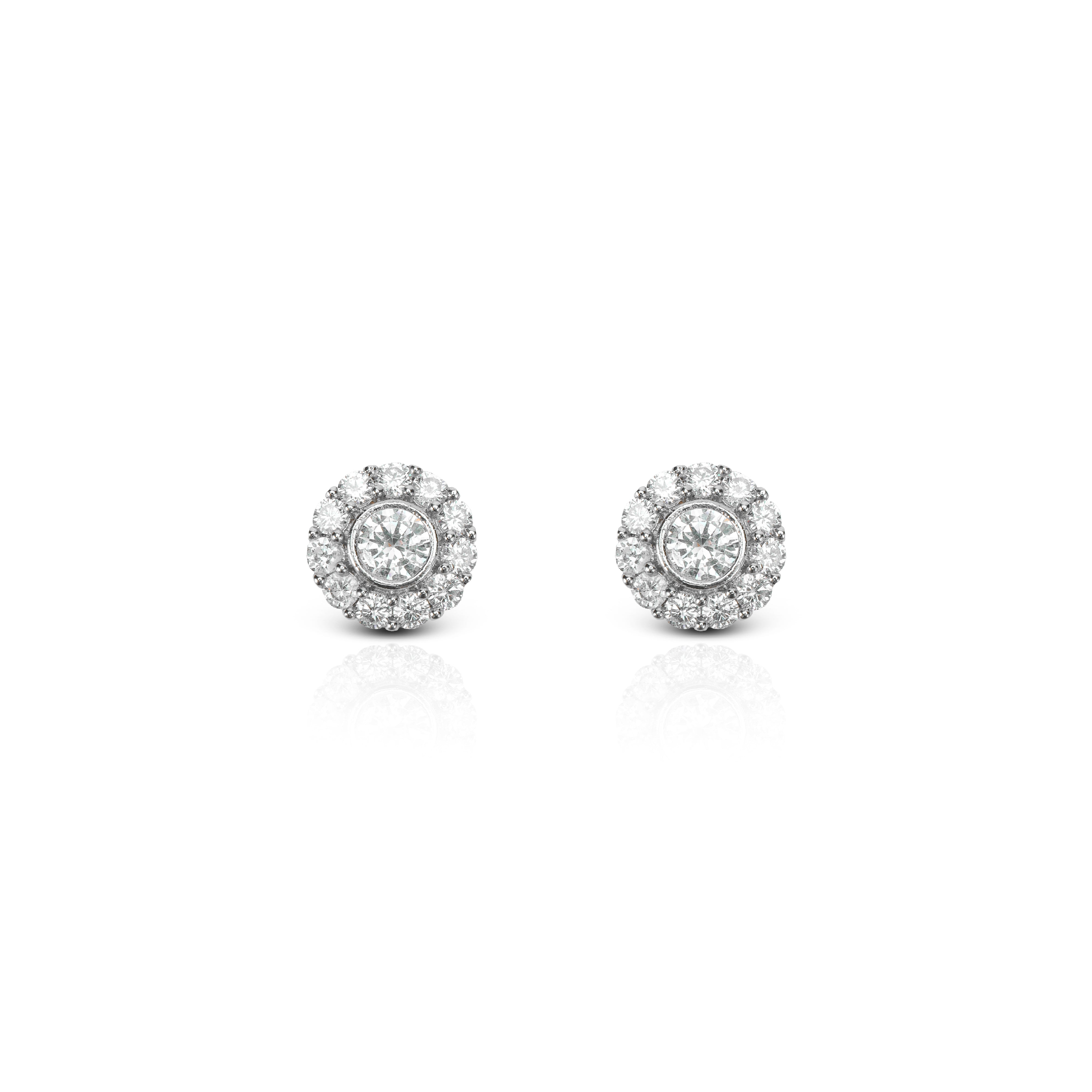 Women's Zircon Diana Stud Earrings