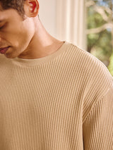 Men's Brown Casual Regular Fit Solid Half Sleeves Tshirt