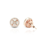 Women's Rosegold Aster Stud Earrings