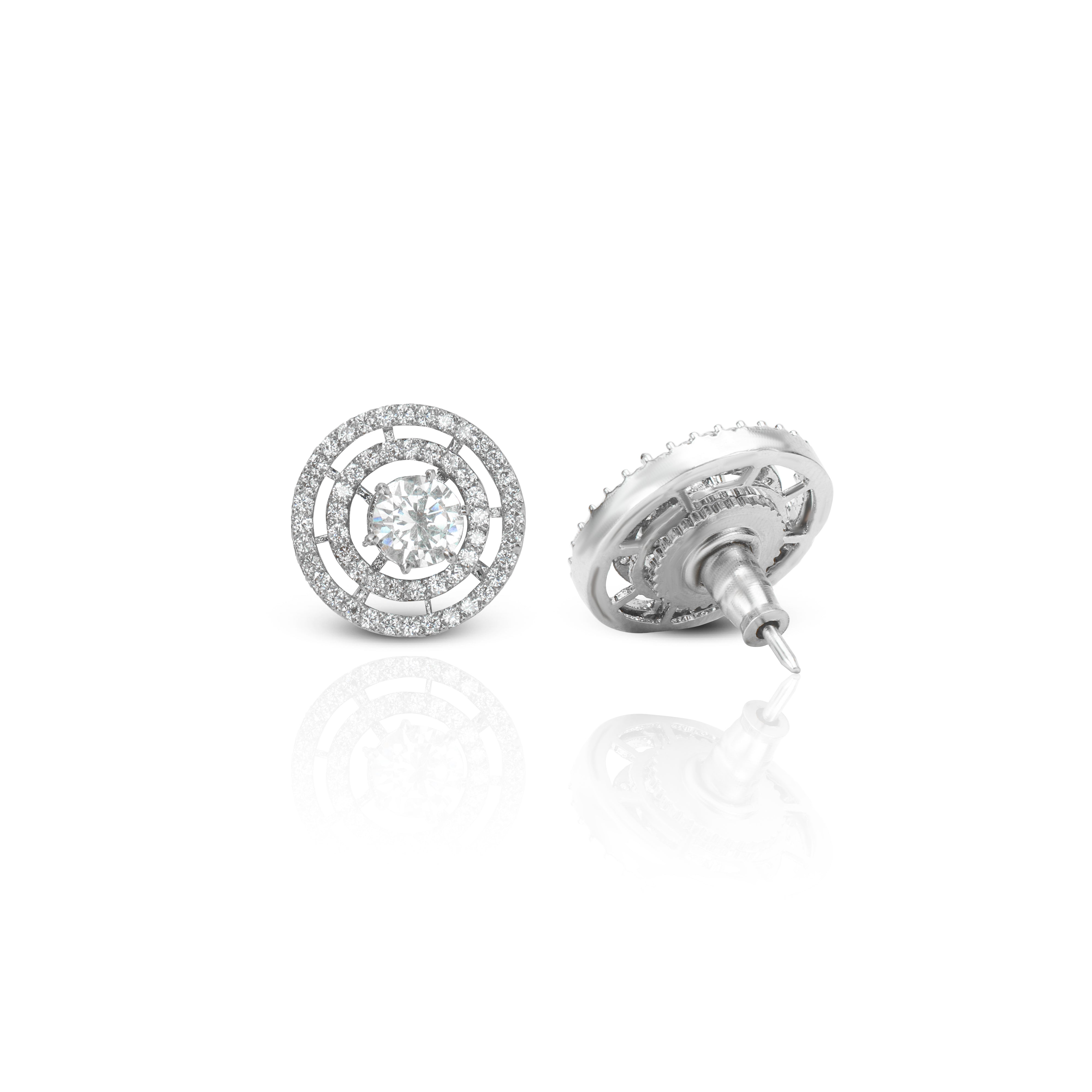 Women's Zirconia Bold Grace Earrings
