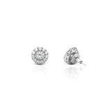 Women's Zircon Diana Stud Earrings
