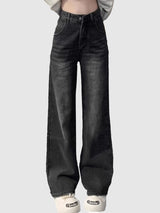 Women's Black Casual Regular Fit Solid Jeans