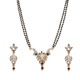 Women's Gold Plated Traditional Dual Line Mangalsutra|Lightweight Daily Wear Jewelry