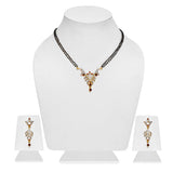 Women's Gold Plated Traditional Dual Line Mangalsutra|Lightweight Daily Wear Jewelry