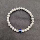 Men's Protective Evil Eye Natural Stone Band