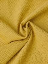 Men's Yellow Casual Regular Fit Solid Half Sleeves Polo Tshirt