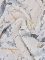 Men's Beige Casual Regular Fit Printed Full Sleeves Shirt
