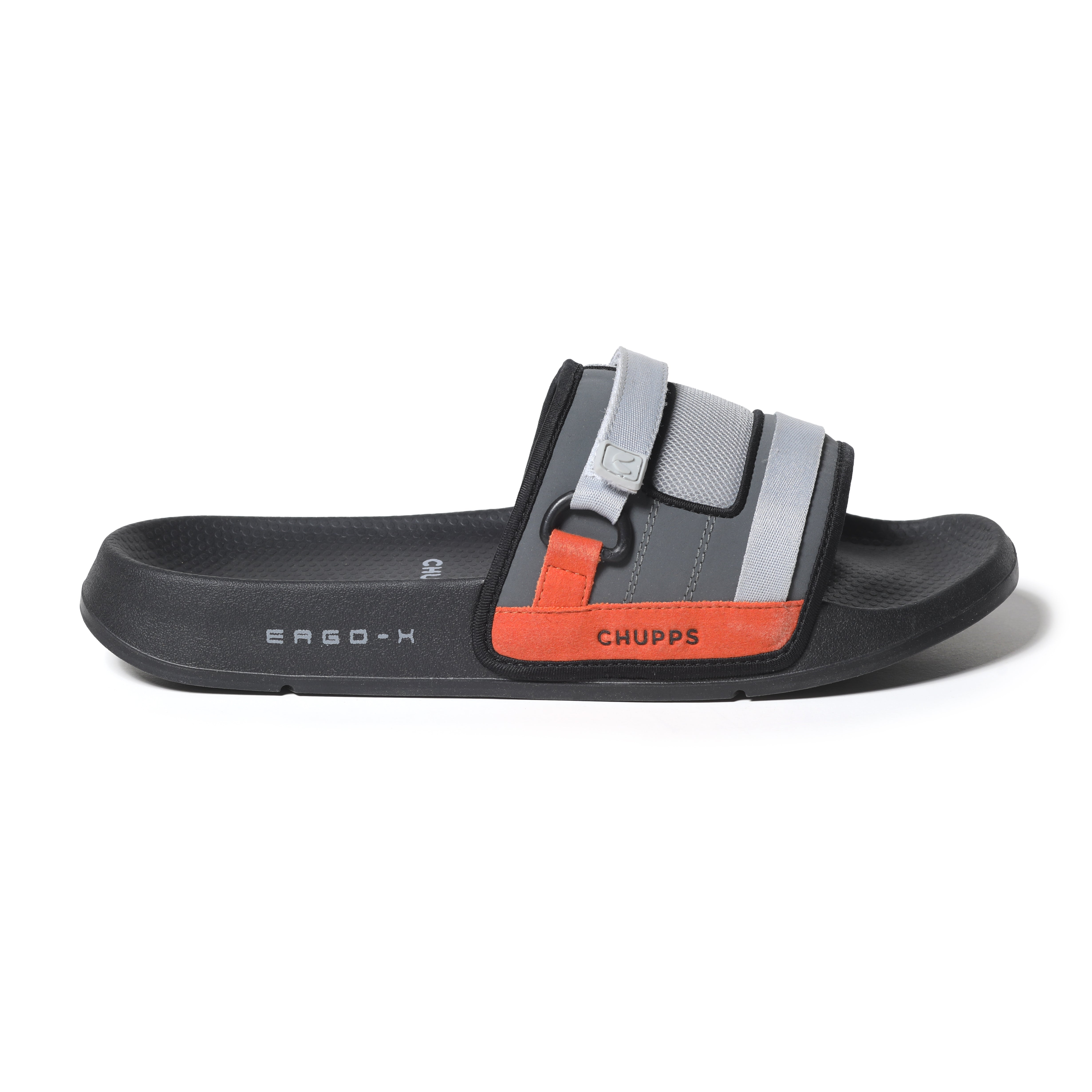 Women's Rebel Grey Round Toe Polyurethane Casual Slides