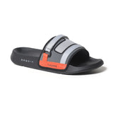 Women's Rebel Grey Round Toe Polyurethane Casual Slides