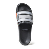 Women's Rebel Grey Round Toe Polyurethane Casual Slides