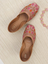 Women's Peach Casual Slip-On Flats