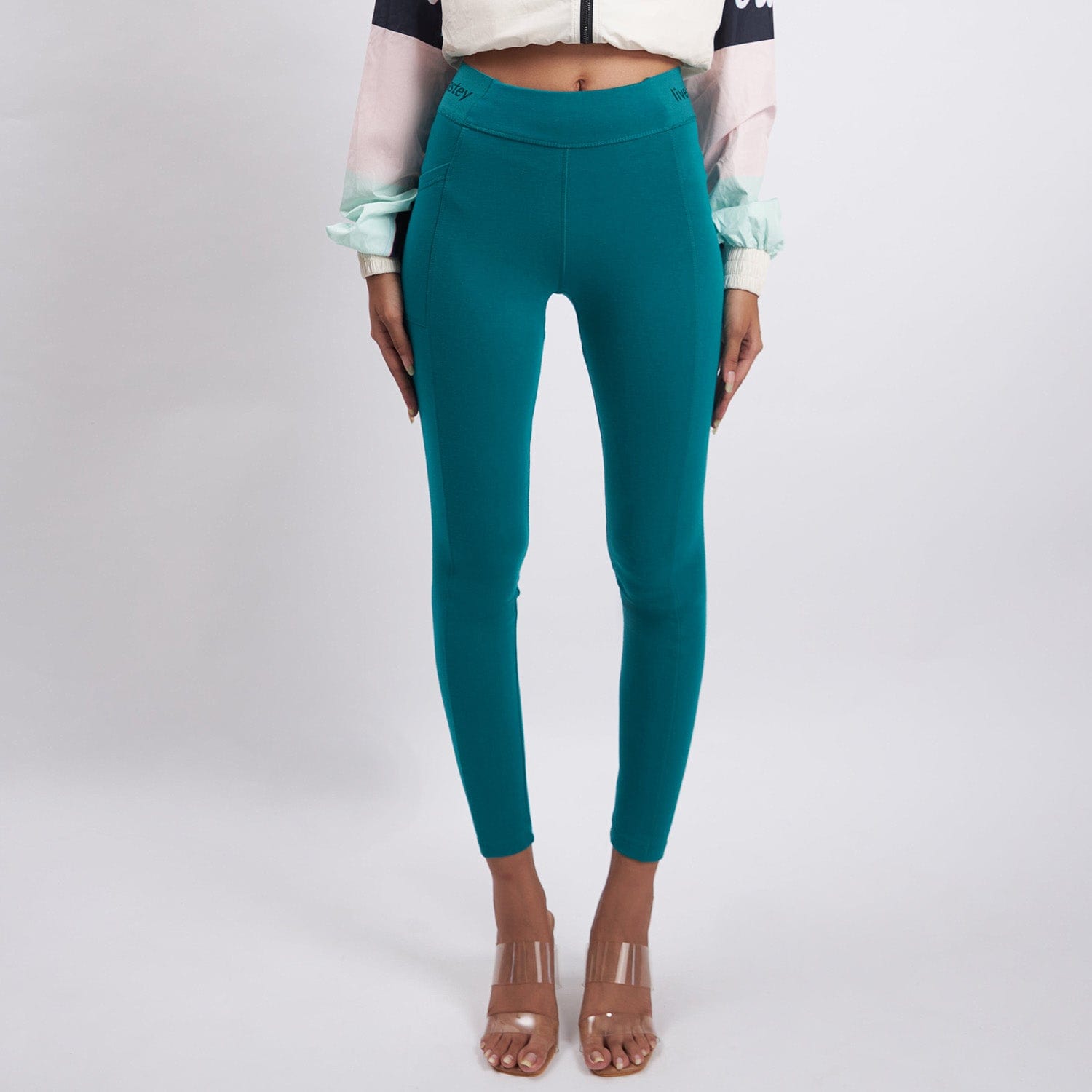 Women's Green Sports All Day Legging