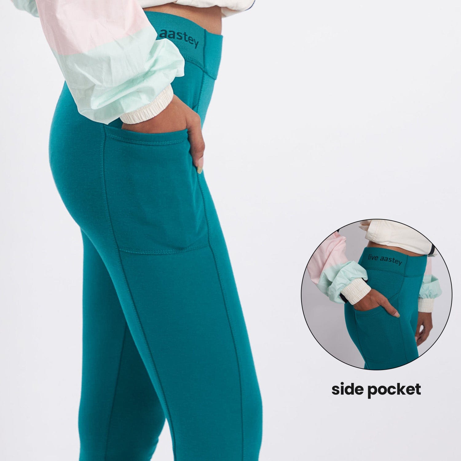 Women's Green Sports All Day Legging