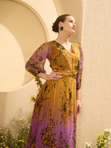 Women's Printed Midi Dress