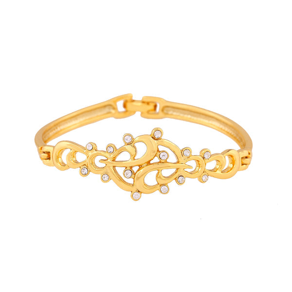 Women's Classic Gold-Plated Kada Bracelet