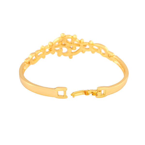 Women's Classic Gold-Plated Kada Bracelet