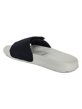 Women's Flow Navy and Blue and Grey Round Toe Polyurethane Casual Slides