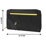 Women's Lucca Black Oversize Ziparound Wallet