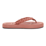 Women's Wisp Peach Round Toe Polyurethane Casual Flip-flops