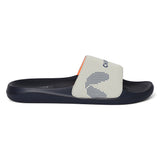 Women's Edge Blue and Grey Round Toe Polyurethane Casual Slides