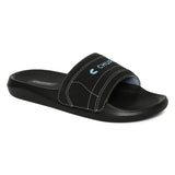 Women's Craft Black Round Toe Polyurethane Casual Slides