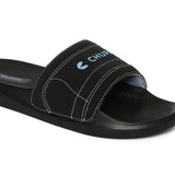 Women's Craft Black Round Toe Polyurethane Casual Slides