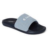 Women's Craft Navy and Grey Round Toe Polyurethane Casual Slides