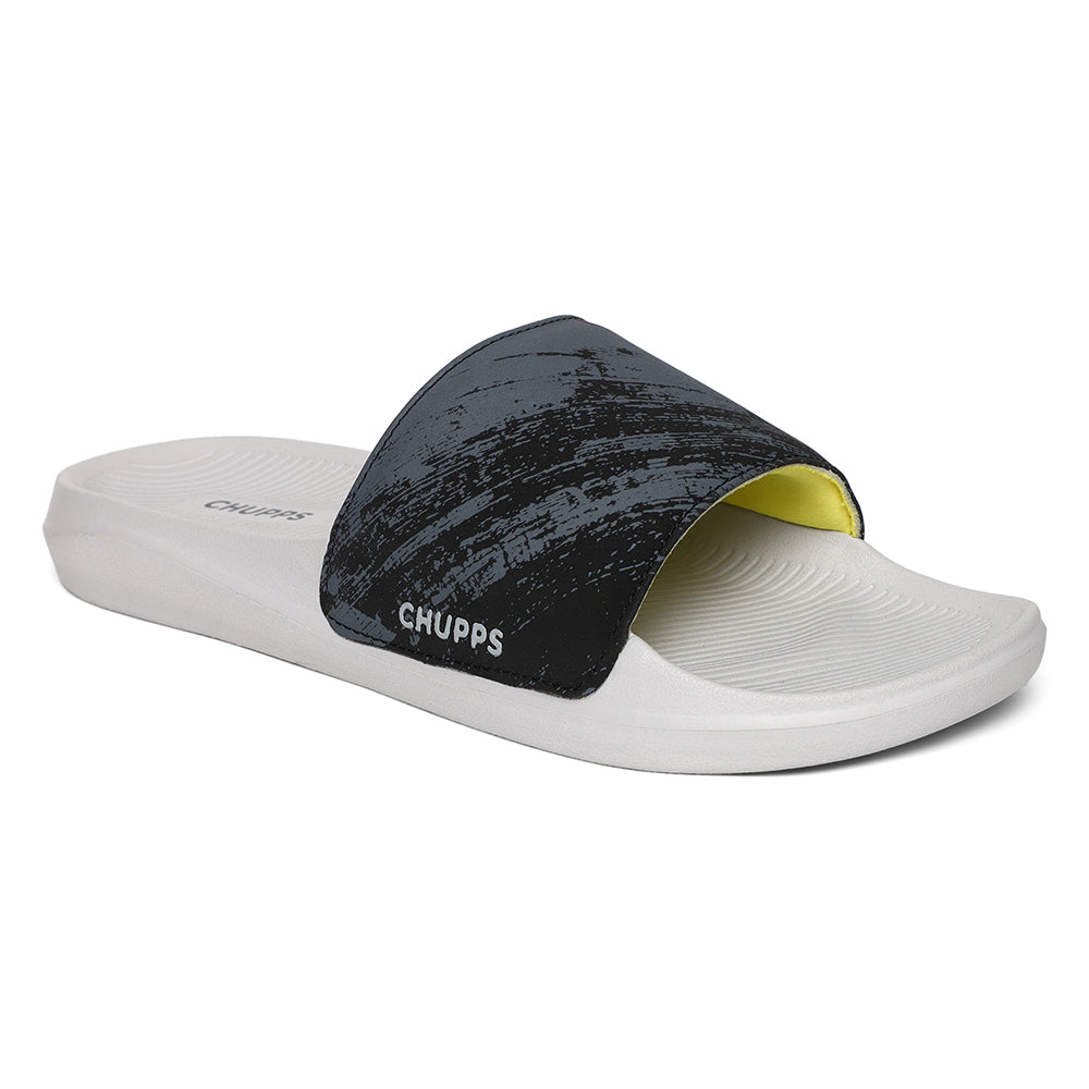 Women's Roadster Grey Round Toe Polyurethane Casual Slides