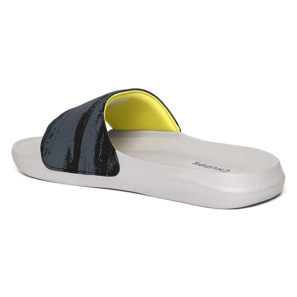Women's Roadster Grey Round Toe Polyurethane Casual Slides