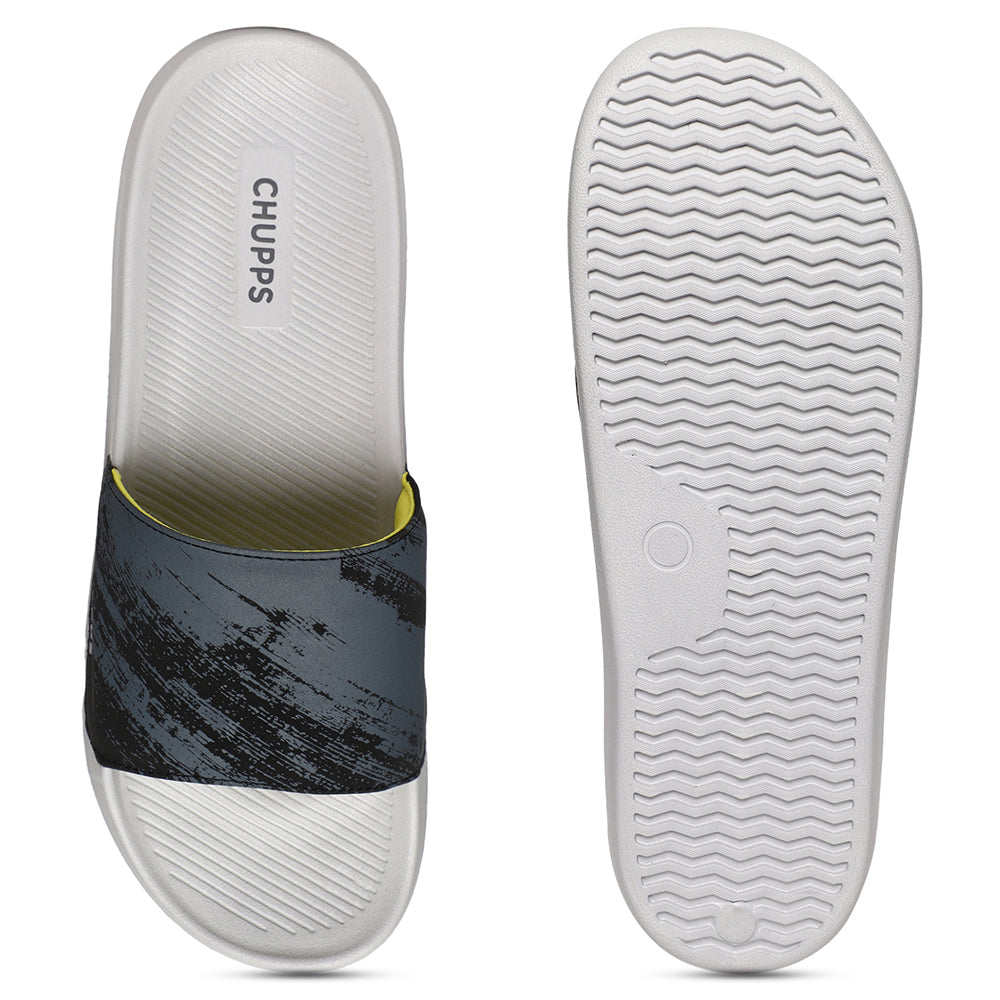 Women's Roadster Grey Round Toe Polyurethane Casual Slides