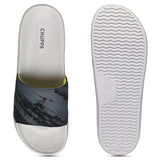 Women's Roadster Grey Round Toe Polyurethane Casual Slides