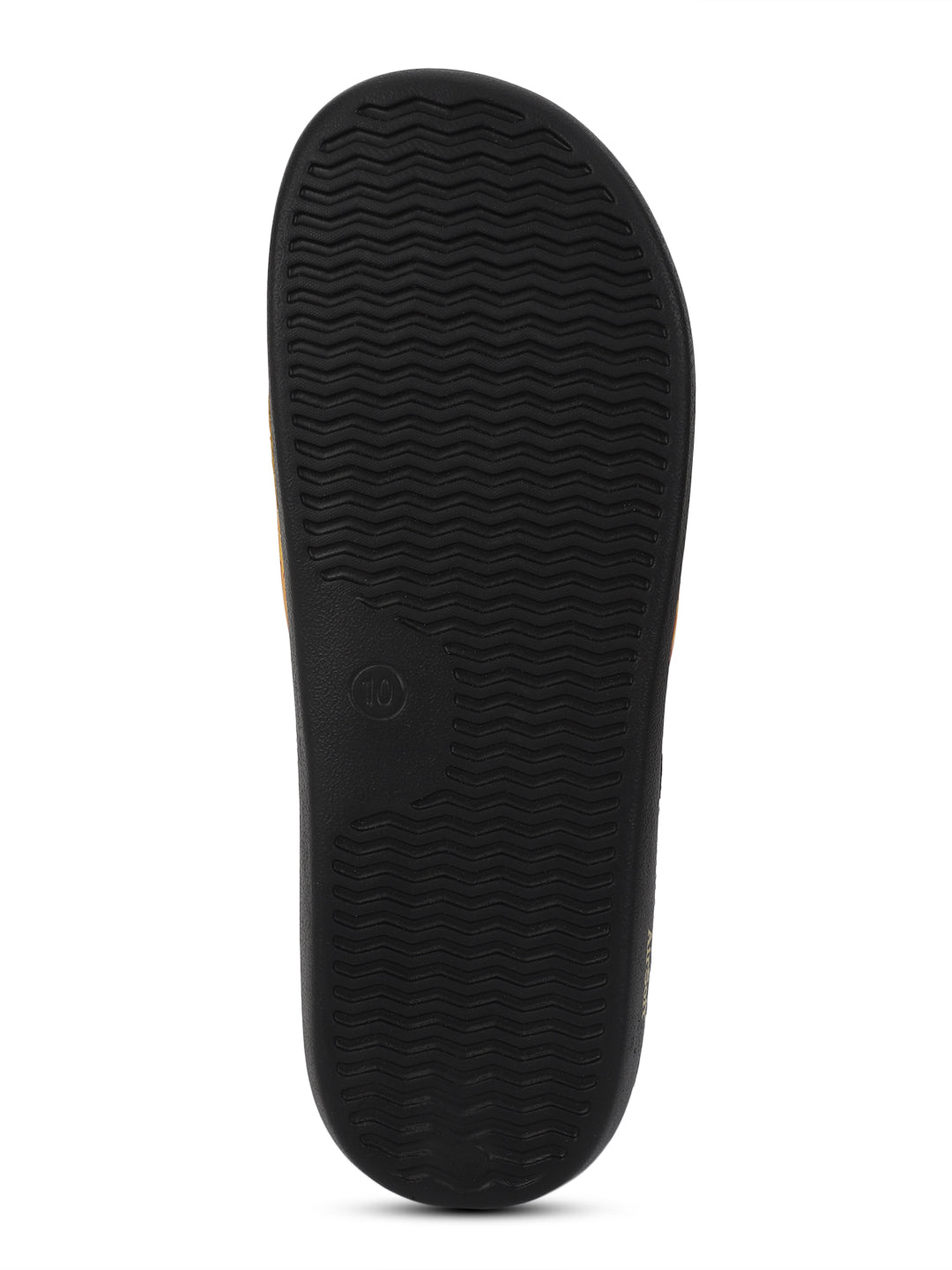 Women's Flame Yellow Round Toe Polyurethane Casual Slides