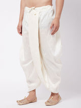 Men's Cream Festive Ethnic Dhoti