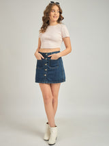 Women's Pink Casual Slim Fit Solid Top