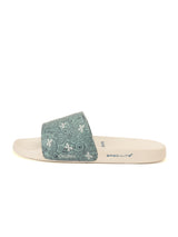 Women's Dream Blue Round Toe Polyurethane Casual Slides