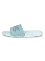 Women's Lovebug Light Blue Round Toe Polyurethane Casual Slides