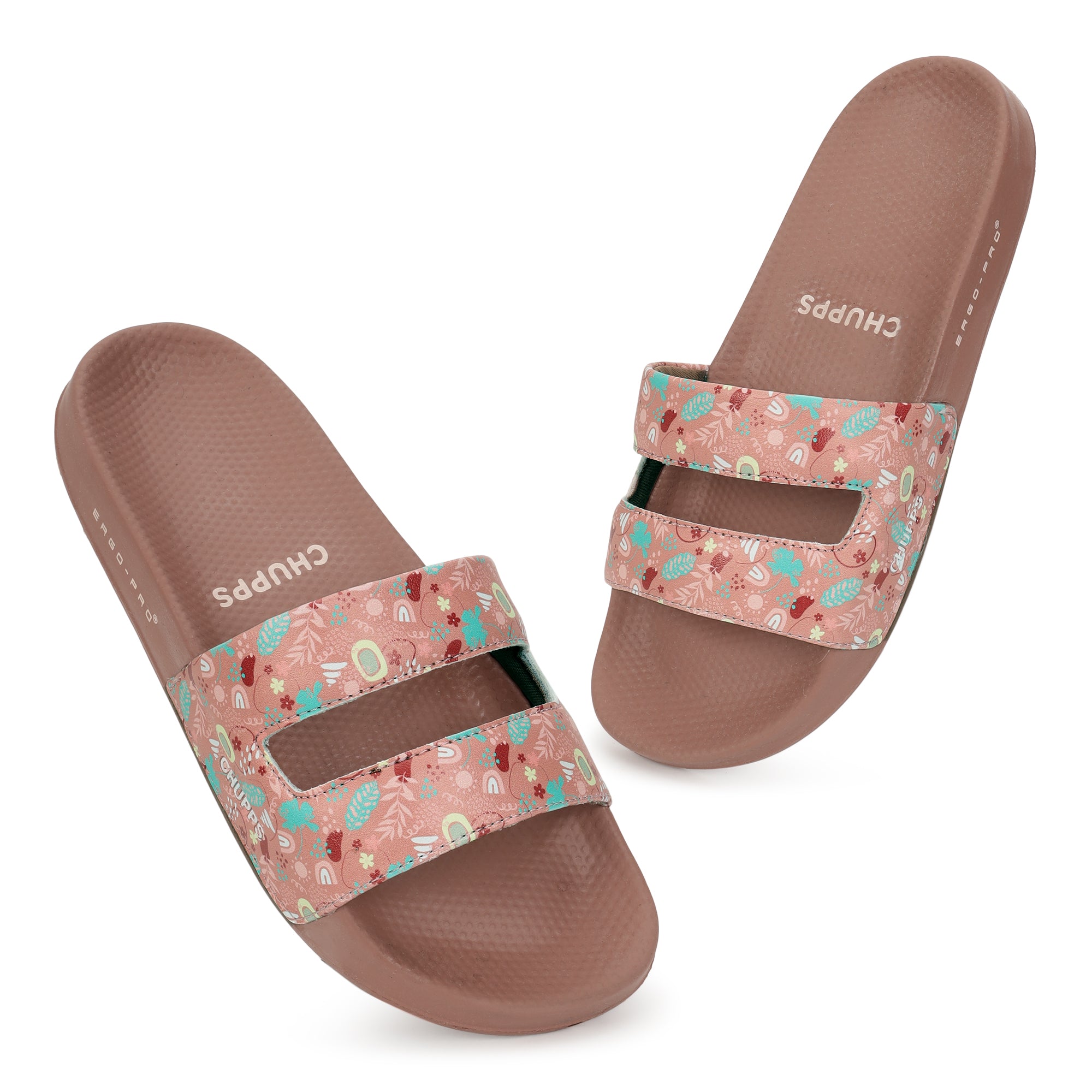 Women's Mimo Peach Round Toe Polyurethane Casual Slides