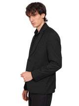 Men's Black Formal Slim Fit Solid Full Sleeves Blazer