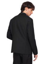 Men's Black Formal Slim Fit Solid Full Sleeves Blazer