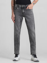 Men's Grey Casual Slim Fit Stretchable Jeans