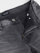 Men's Grey Skinny Fit Stretchable Jeans